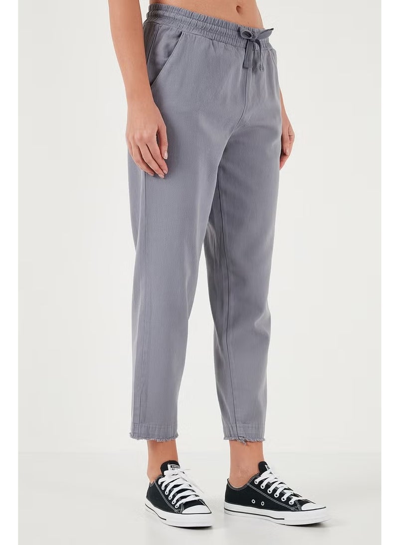 Lela Cotton Normal Waist Regular Fit Straight Leg Pants Women's PANTS 668YP42282S4 - Image 1